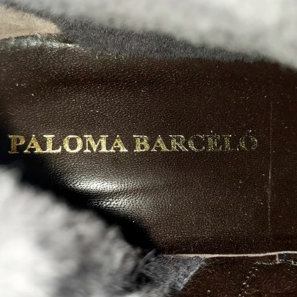 NWOT PALOMA BARCELO Peep Toe Leather Booties - Picture 7 of 15